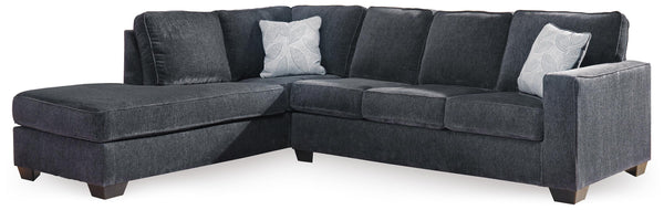Altari Slate 2-Piece Sleeper Sectional with Chaise (Left-Facing Chaise)