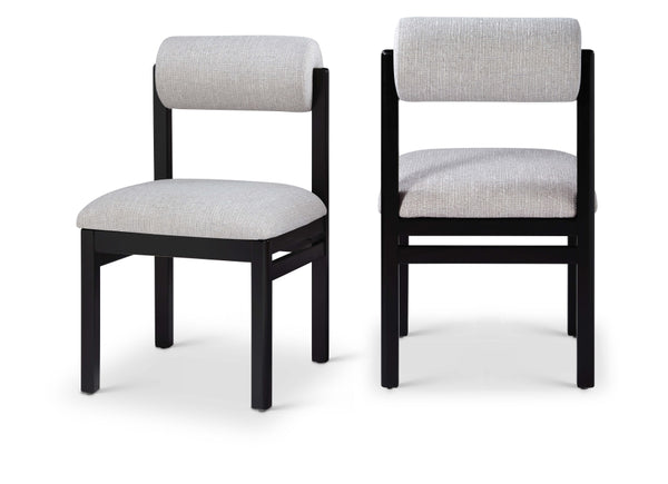 Roundhill Linen Textured Fabric Upholstered Dining Chair — 11053-C