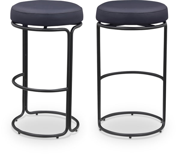 Madison Vegan Leather Upholstered Bar Stool — 985-C (Set of 2)