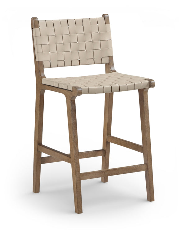 Entwine Vegan Leather Upholstered Counter Stool — 77030-C