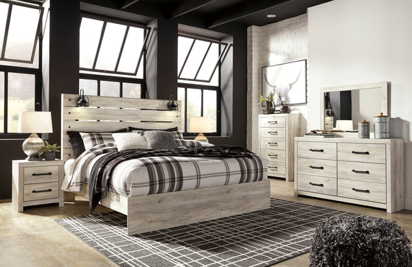 Cambeck Whitewash Panel Bedroom Set