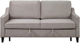 9428NV-3CL Convertible Studio Beige Sofa