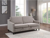 9428NV-3CL Convertible Studio Beige Sofa