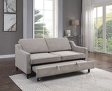9428NV-3CL Convertible Studio Beige Sofa