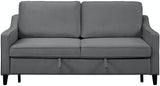 9428NV-3CL Convertible Studio Grey Sofa