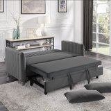 9406BRG-3CL Convertible Grey Studio Sofa