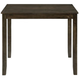 Hazel 5 Piece Wooden Dining Set in Charcoal Brown - Olivia Furniture