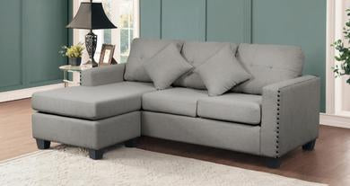 Lucky Gray  Sectional LAF SH3218 - Olivia Furniture