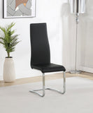 Montclair Upholstered Dining Side Chair Black (Set of 4)