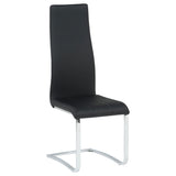 Montclair Upholstered Dining Side Chair Black (Set of 4)