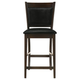 Jaden Upholstered Counter Chair Espresso (Set of 2)