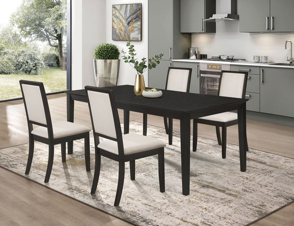 Louise Dining Set Black