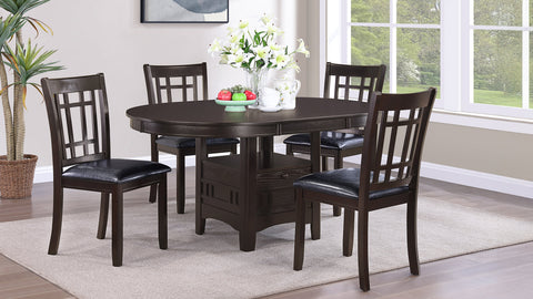 Lavon Extension Dining Set Espresso