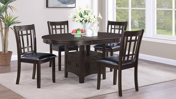 Lavon Extension Dining Set Espresso