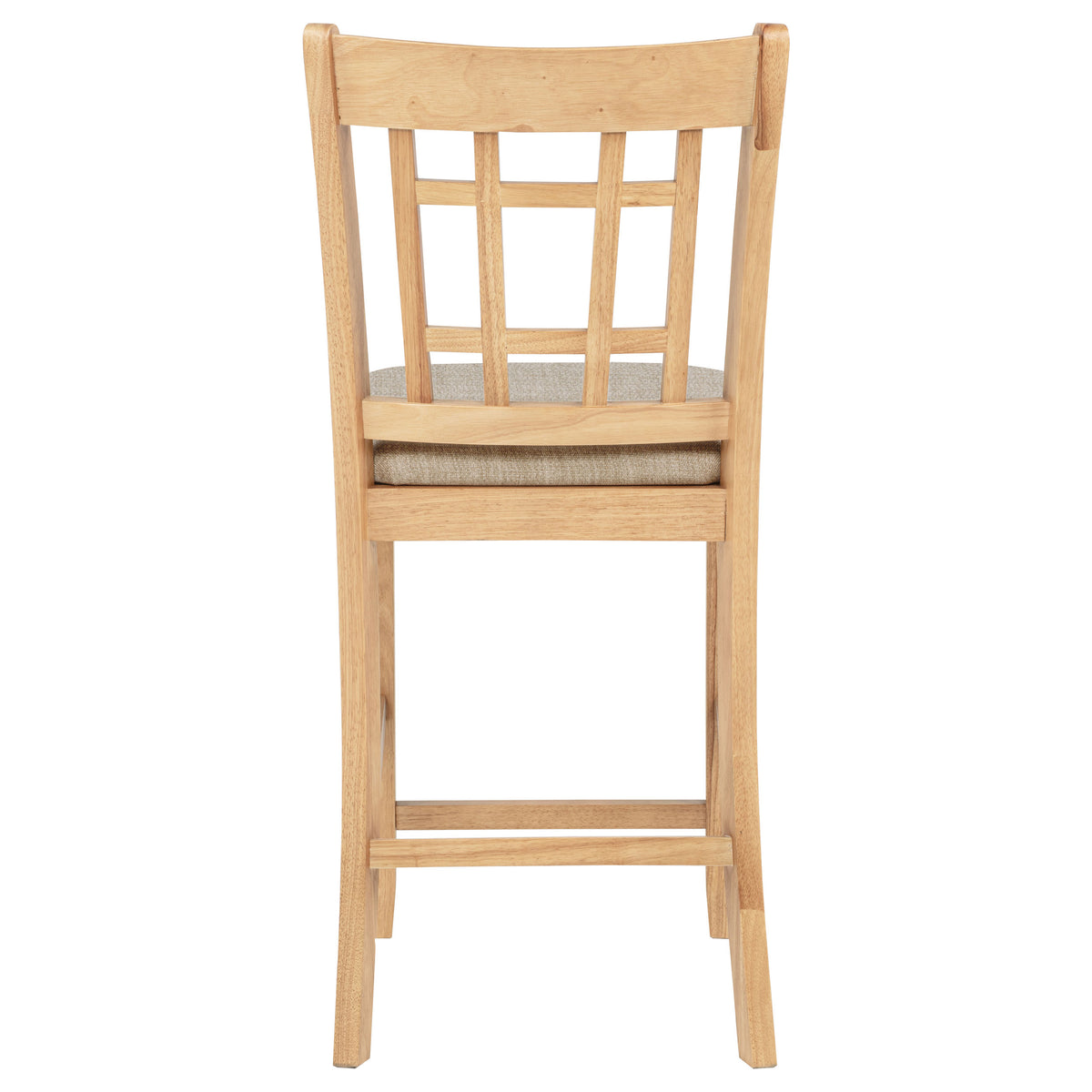 Lavon Wood Counter Height Dining Chair Linen and Light Oak (Set of 2)