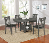 Lavon Extension Dining Set Medium Grey — collection scene; select a configuration for exact contents