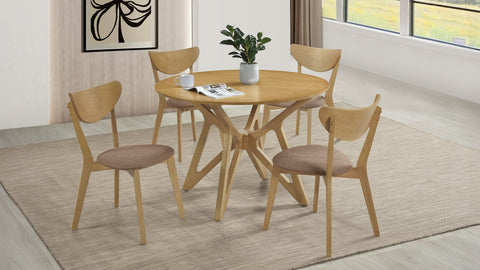 Elowen Dining Set Light Walnut