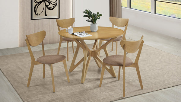 Elowen Dining Set Light Walnut