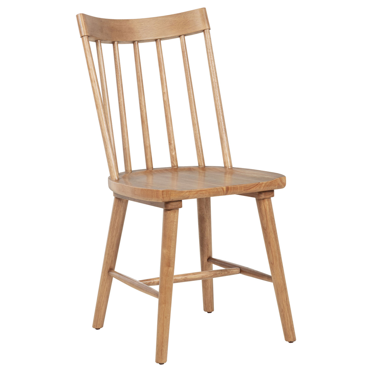 Middleton Solid Wood Dining Side Chair Natural Brown (Set of 2)