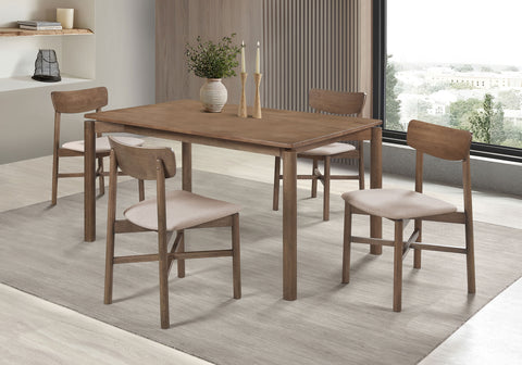 Parkridge Dining Set Natural Walnut