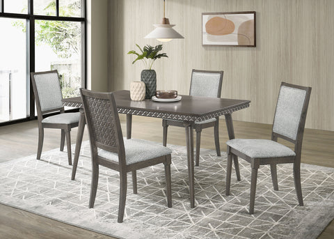 Onslow Dining Set Dark Brown