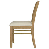 Arini Rattan Cane Dining Side Chair Sand Wash (Set of 2)