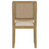 Arini Rattan Cane Dining Side Chair Sand Wash (Set of 2)
