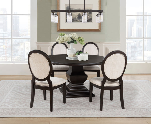 Twyla Dining Set Dark Cocoa