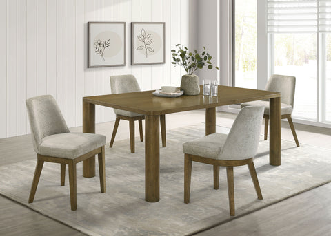 Castlewood Dining Set Light Tan