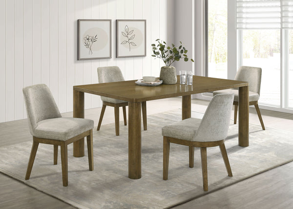 Castlewood Dining Set Light Tan