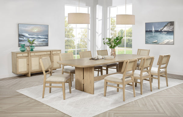 Kailani Dining Set Beige Oak