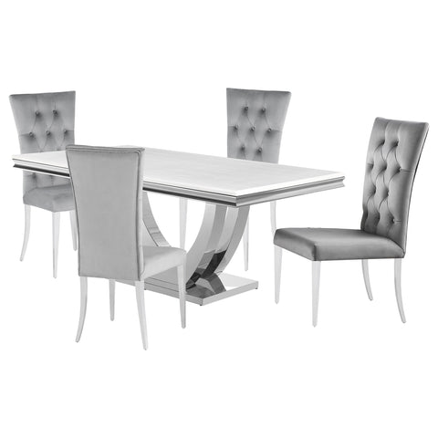 Kerwin Dining Set Grey