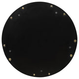 Naser 48-inch Round Glass Top Dining Table Light Oak