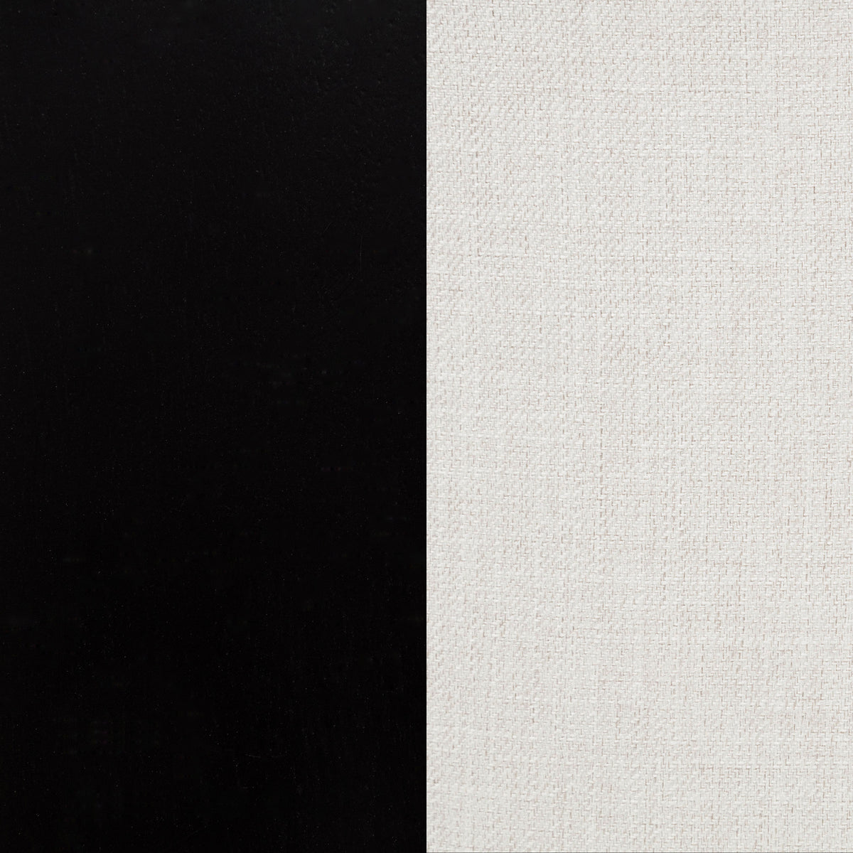 Baney Fabric Upholstered Dining Side Chair Cream and Black
