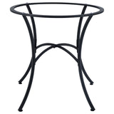 Kline Curved Metal Dining Table Base Matte Black
