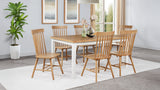 Andrews Dining Set Light Ash — collection scene; select a configuration for exact contents
