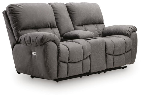 Bakerstein Power Reclining Loveseat with Console