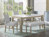 Hazel Light Gray Dining Chair, Set of 2 - Crown Mark | Olivia Furniture