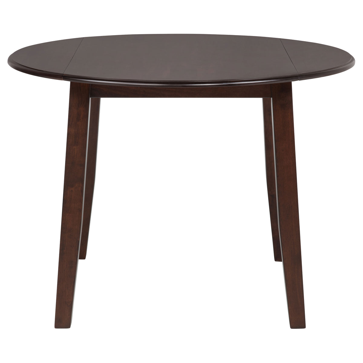 Barton 5-piece Round Wood Dining Table Set Dark Brown