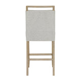 Hazel Weathered Oak/Neutral Counter Height Chair, Set of 2 - Crown Mark | Olivia Furniture