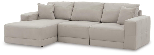 Next-Gen Gaucho Gray 3-Piece Sectional Sofa with Left-Arm Facing Chaise