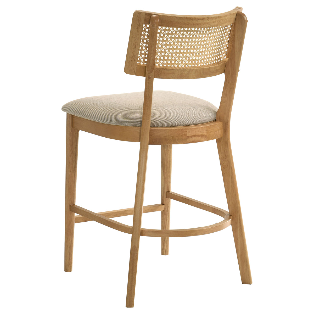 Fabra Cane Back Counter Height Chair Honey Wheat (Set of 2)