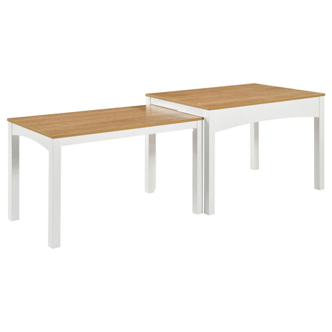 Sykes Dining Set — Wood Side Chair in White / Beige (190271WHT)