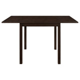 Kelso 3-piece Drop Leaf Dining Table Set Cappuccino and Beige