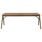 Randolph 82-inch SmartTop™ Rectangular Dining Table Sheesham and Brown