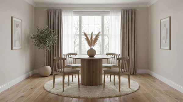 Hamlyn Dining Set Natural Oak / Wheat