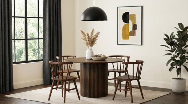 Hamlyn Dining Set F Walnut