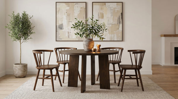 Strouse Dining Set F Walnut
