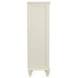 Sandy Beach 5-drawer Bedroom Chest Cream White