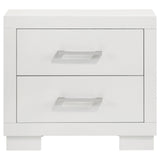 Jessica 2-drawer Nightstand Snow White